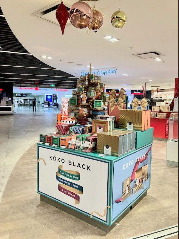 Koko Black Christmas POS display